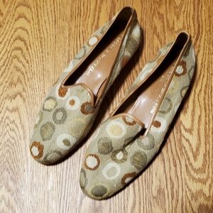 Stubbs and Wootton Women’s Tapestry Flats Loafers Shoe Made In Spain Size 7.5